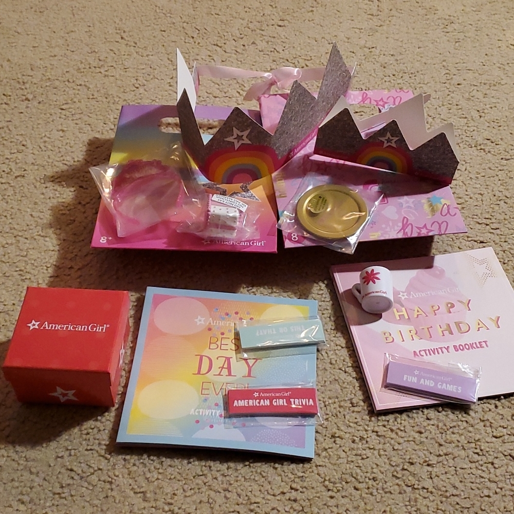 American girl doll party favors bag